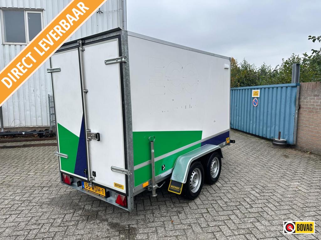 GESLOTEN DUBBEL-AS 300X150X180H 2022 poten/rails/schokbreker, Gebruikt