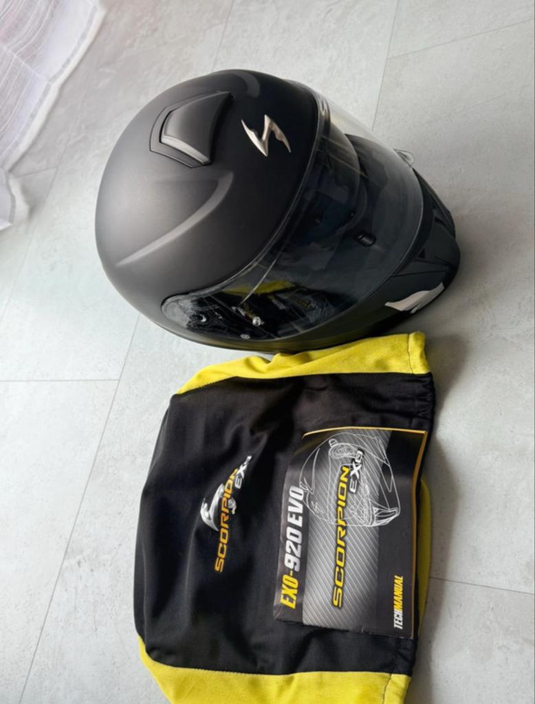 Scorpion Exo 920 Systeemhelm - Mat Zwart, Overige merken, Systeemhelm, Heren, Ophalen of Verzenden