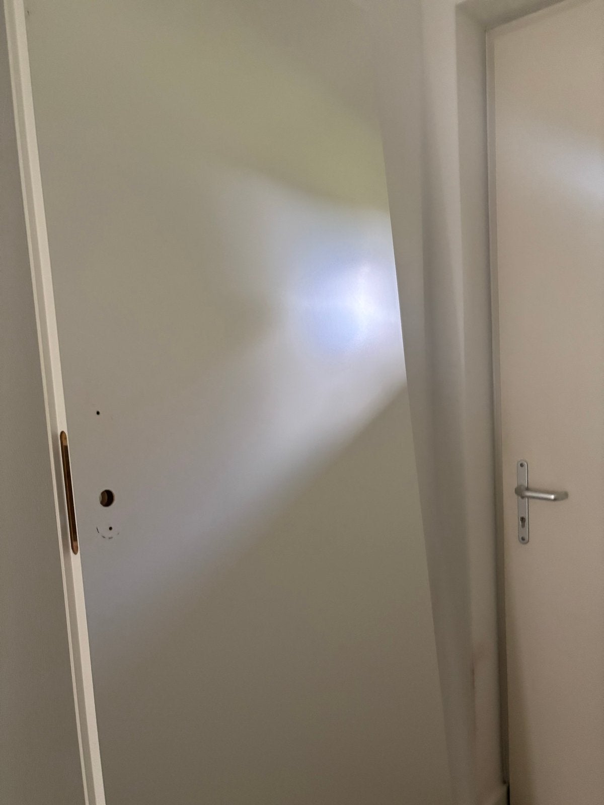 Binnendeur opdek UV wit afgelakt RAL9010 rechts 88x231,5 cm, Ophalen, Gebruikt, 80 tot 100 cm, 215 cm of meer
