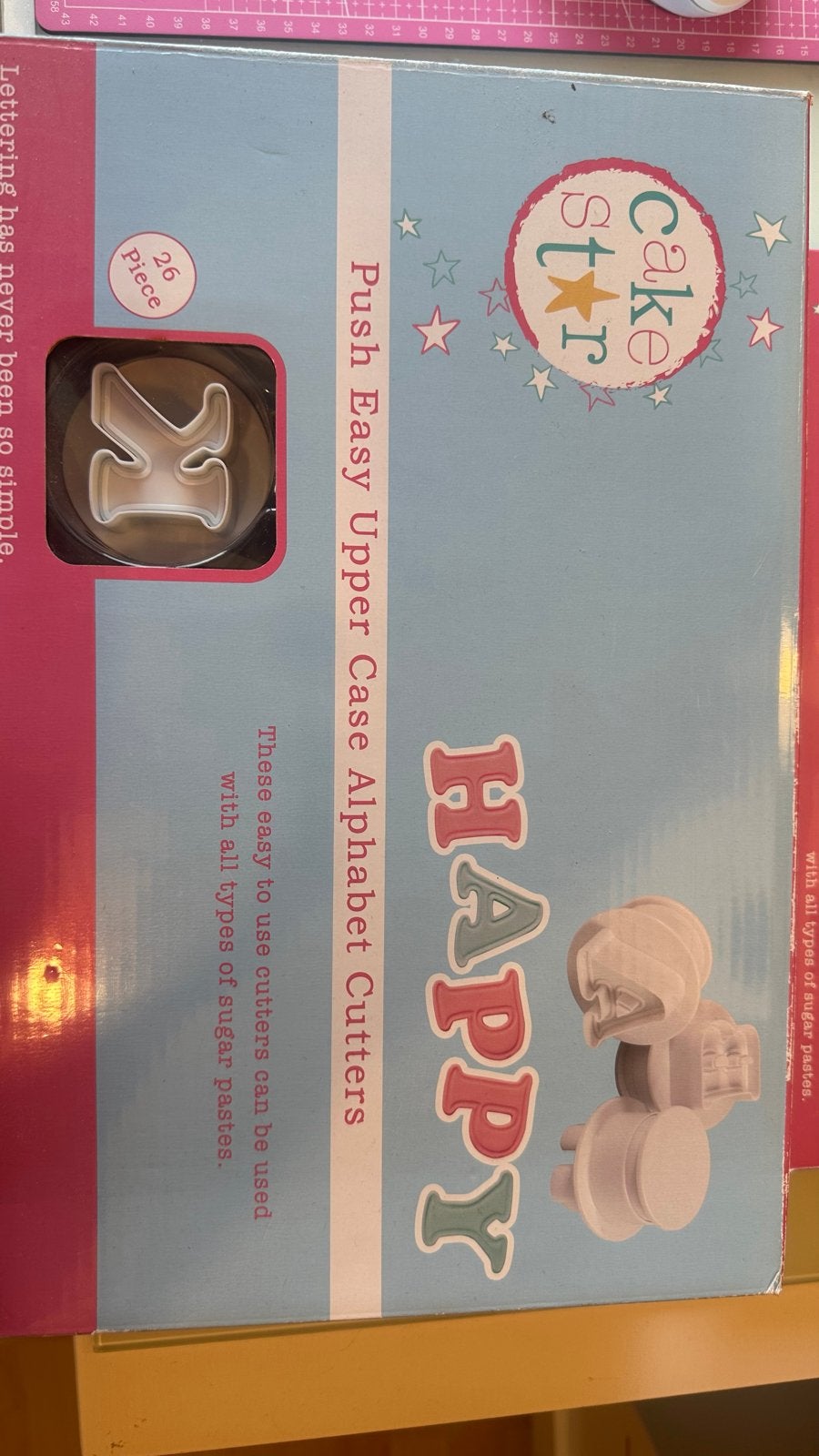 Cake Star Alfabet Uitstekers - Hoofdletters en Kleine Letter, Hobby en Vrije tijd, Taarten en Cupcakes maken, Ophalen of Verzenden