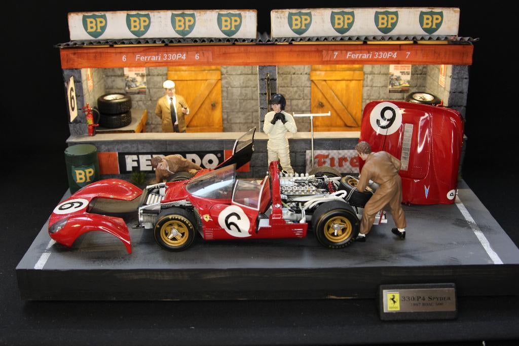 Diorama Brands Hatch BOAC International 500 1967 1:18, Hobby en Vrije tijd, Modelbouw | Figuren en Diorama's, Nieuw, Diorama, Groter dan 1:35