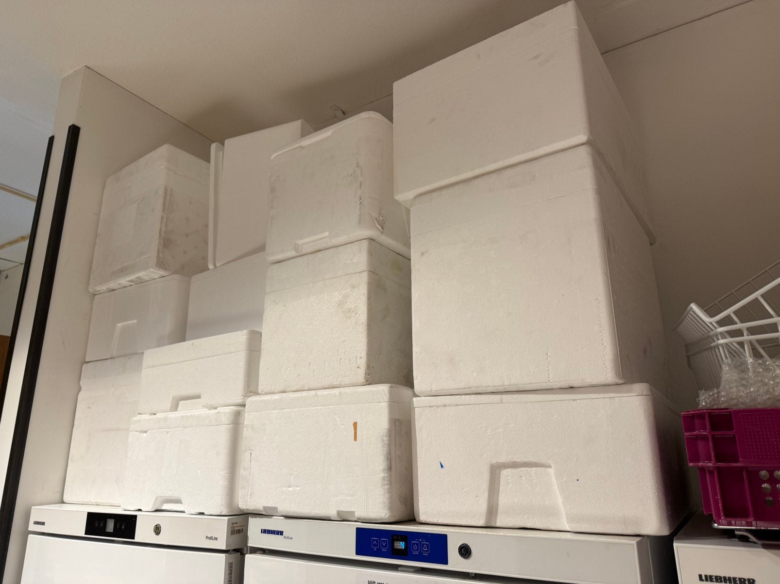 Isolerende piepschuim dozen in div. maten., Ophalen, Doos, Minder dan 35 cm, Zo goed als nieuw