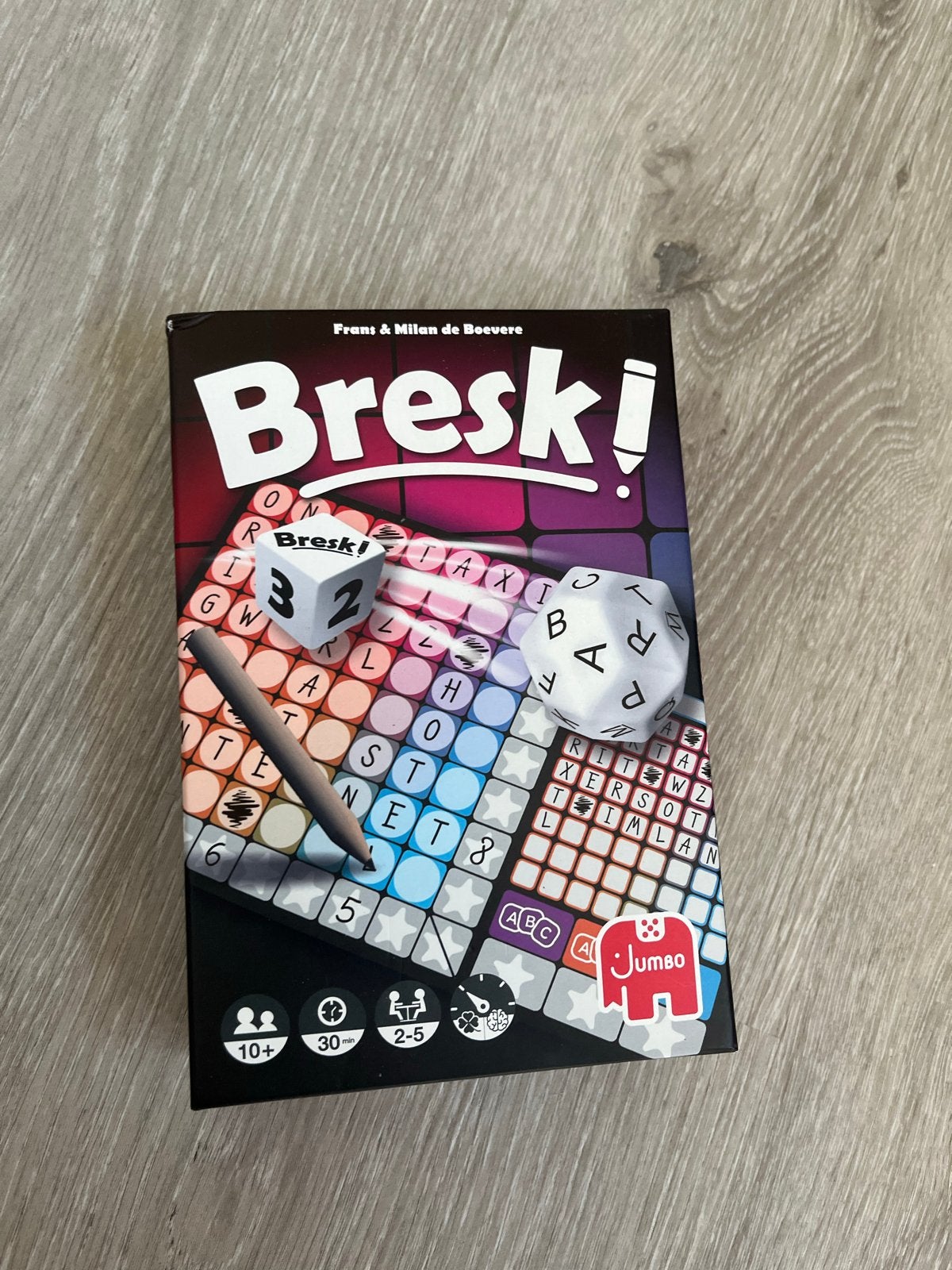 Bresk Het leuke woordspel van Jumbo, Drie of vier spelers, Ophalen of Verzenden, Zo goed als nieuw