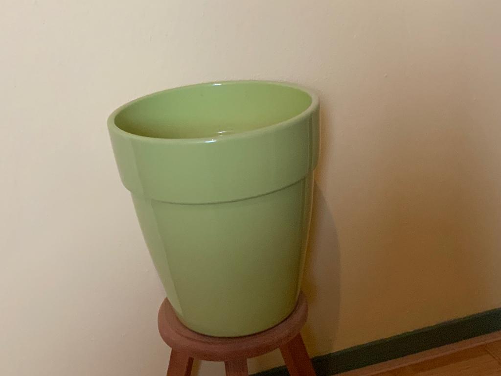 Sierbloempot, Rond, Binnen, Zo goed als nieuw, Minder dan 40 cm
