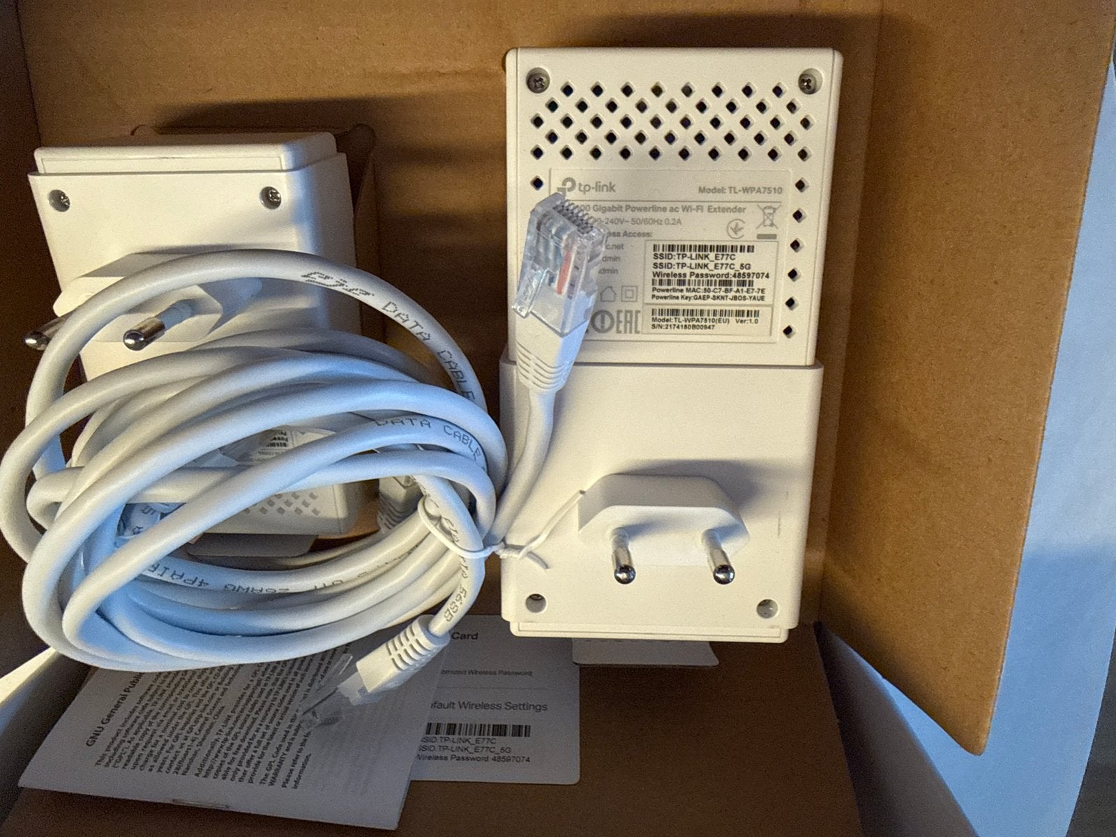 TP-Link AV1000 Gigabit Powerline ac Wi-Fi Kit, Ophalen of Verzenden, Zo goed als nieuw