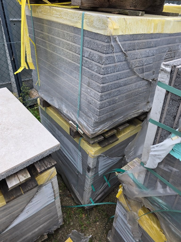 geoceramica 40x80x4 insta grey (8m²/25st) (€35,-), Keramiek, Nieuw, Ophalen of Verzenden, 10 m² of meer