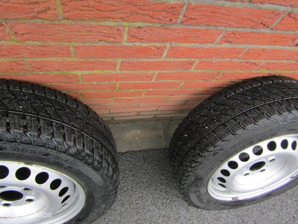Stalen velgen  + banden vw transporter t5 / t6, Gebruikt, Velg(en), Ophalen of Verzenden