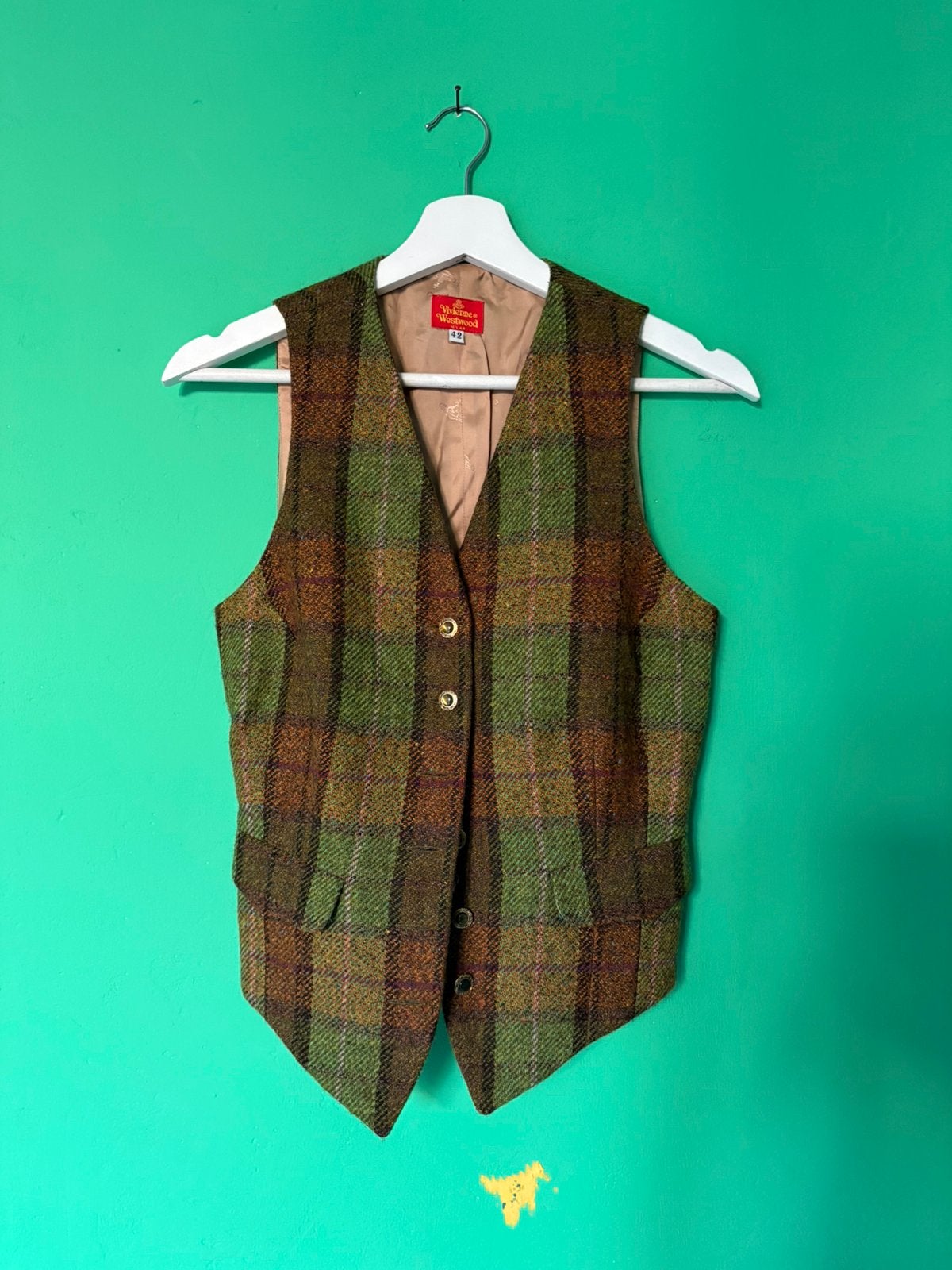 Prachtig Vivienne Westwood gilet, ongedragen, Ophalen of Verzenden, Zo goed als nieuw, Maat 38/40 (M), Bruin