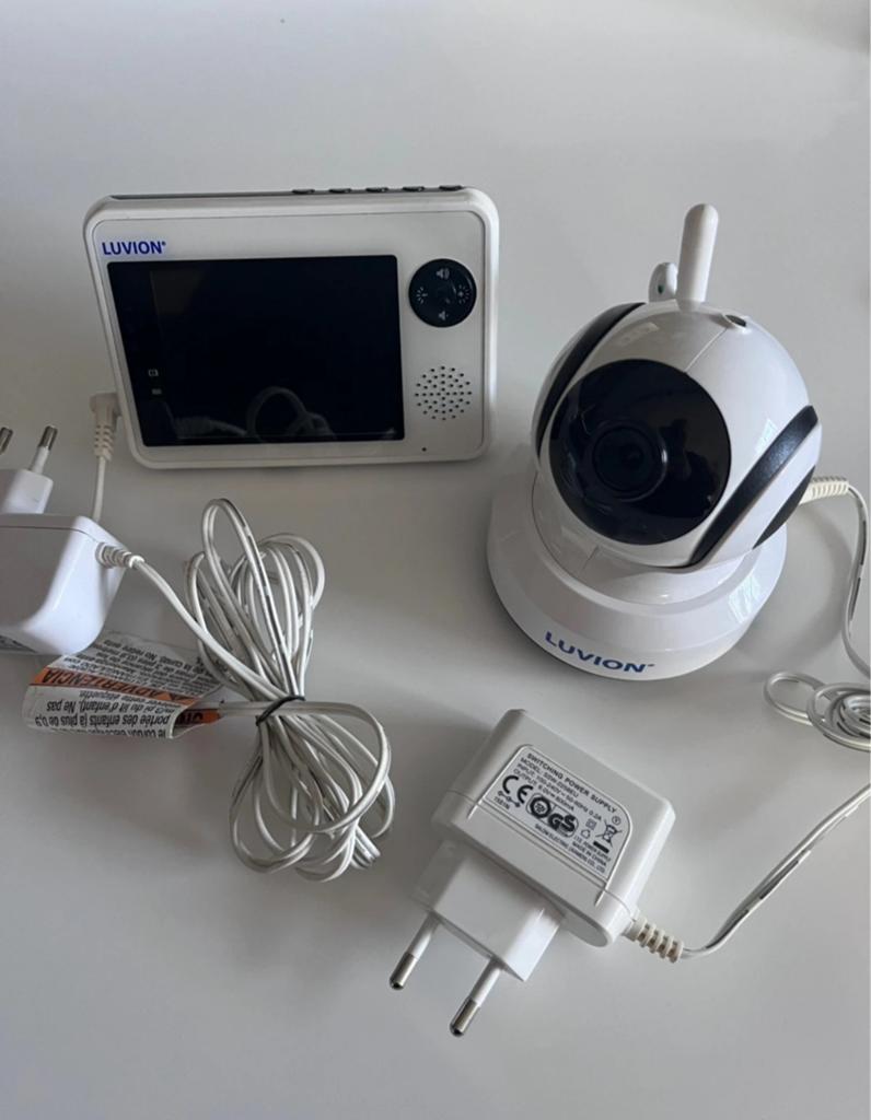 Luvion babyfoon + camera, Kinderen en Baby's, Babyfoons, Ophalen of Verzenden, Zo goed als nieuw, Camera