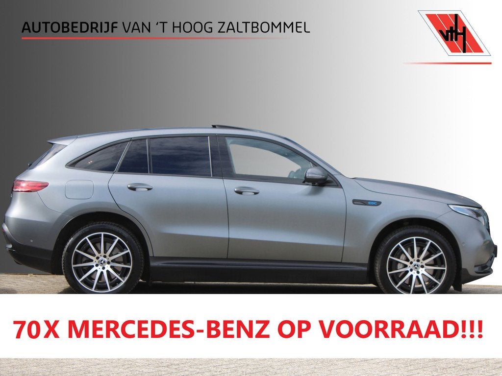 Mercedes-Benz EQC 400 4MATIC 80kWh AMG LINE <<MAGNO GREY>> S, Auto's, Mercedes-Benz, Automaat, Zwart, Origineel Nederlands, Vierwielaandrijving