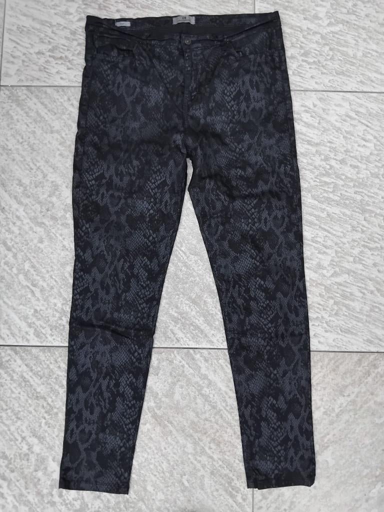 LTB lange broek Amy zwart slangenprint maat 33 high rise, Zwart, Maat 42/44 (L), Ophalen of Verzenden, Zo goed als nieuw