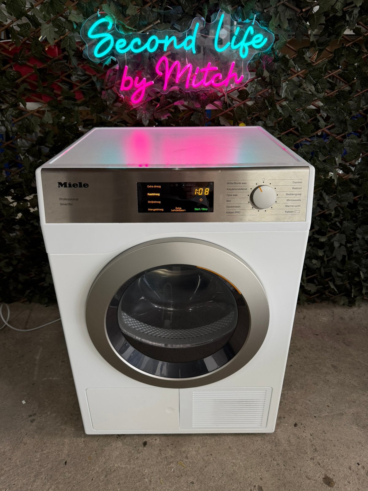 Miele T1 SmartBiz Professional Warmtepompdroger Gratis Bez, Witgoed en Apparatuur, Ophalen, Anti-kreukfase, Overige typen, 8 tot 10 kg