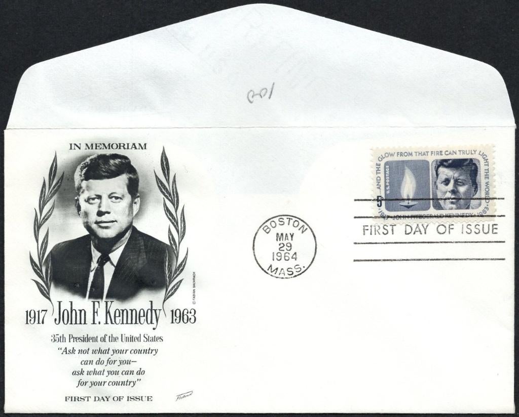 In Memoriam John F Kennedy 1917-1963, Verzenden, Envelop