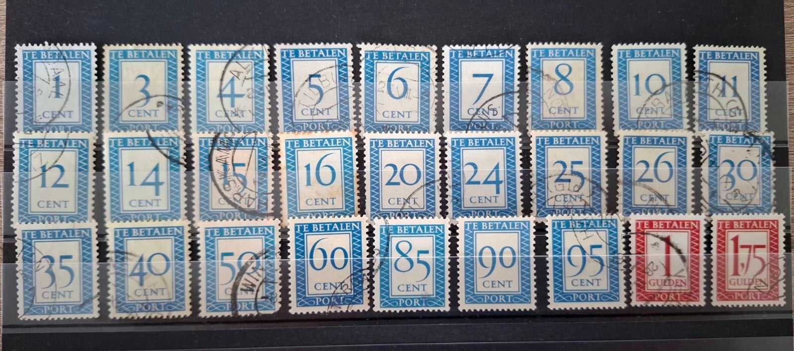 Nederland 1947-1958 nvph P80-106 Portzegels, Postzegels en Munten, Postzegels | Nederland, Ophalen of Verzenden, Gestempeld