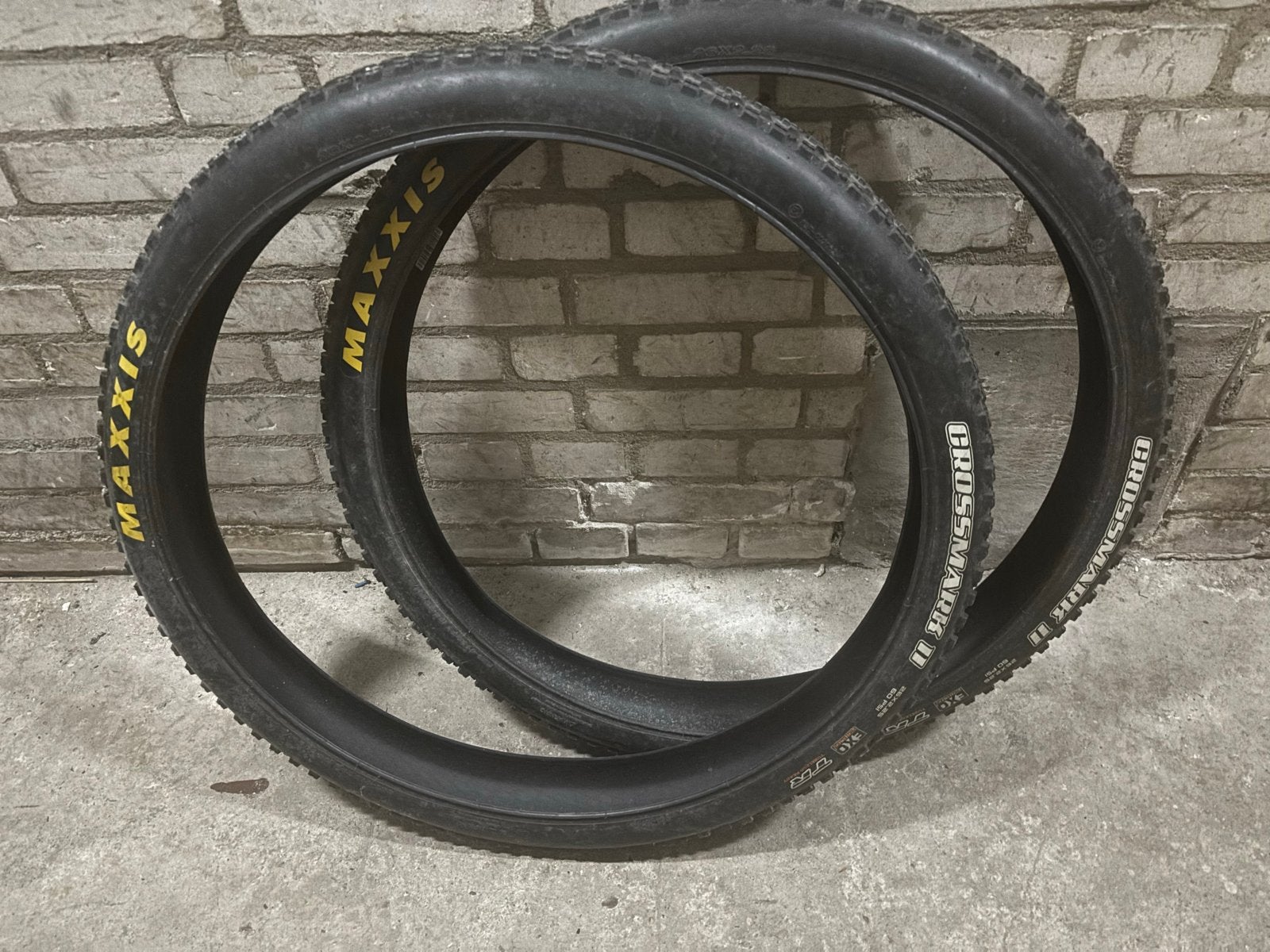 Setje Maxxis Crossmark II MTB banden 26x2.25, Gebruikt, Band, Ophalen of Verzenden, Mountainbike