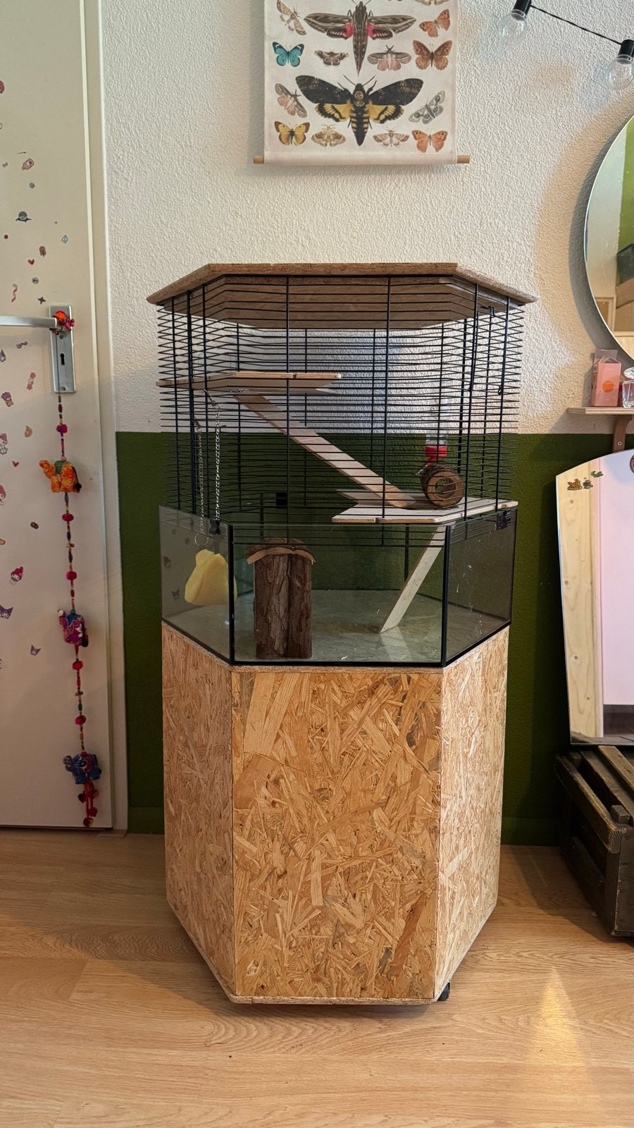 Hamsterkooi Interzoo Vision hexo x1, Dieren en Toebehoren, Ophalen, Zo goed als nieuw
