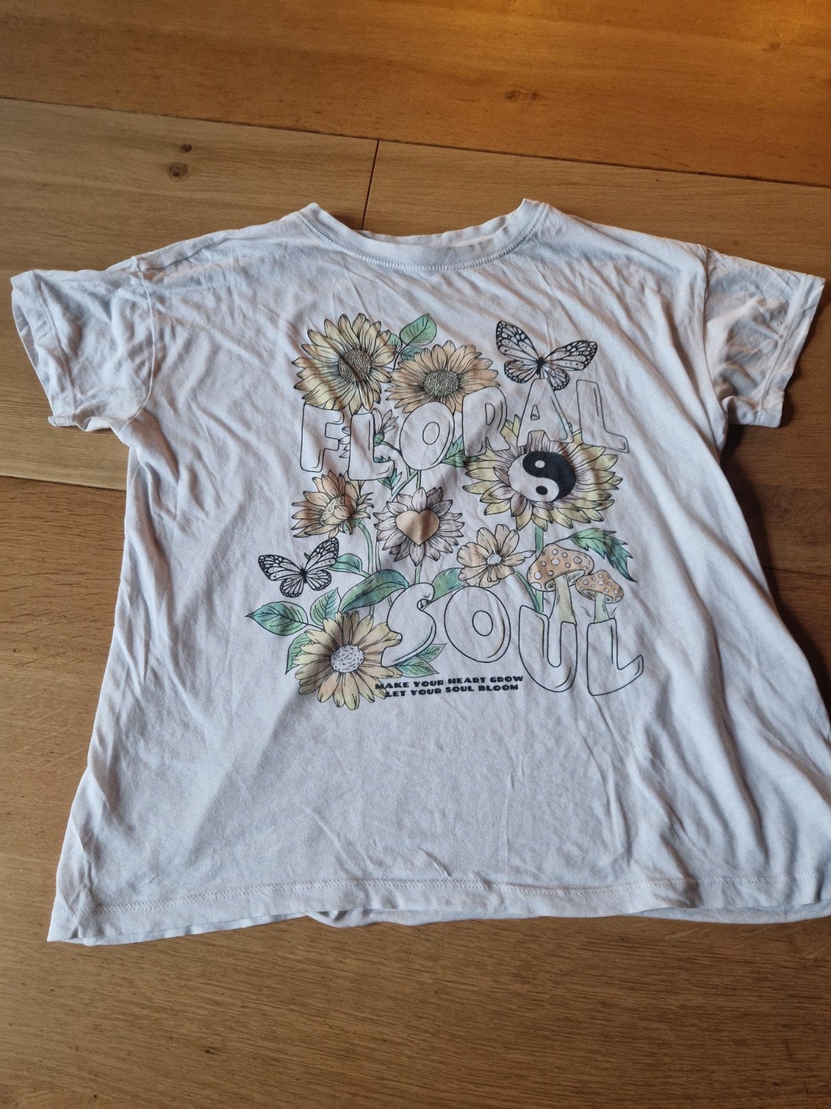 TSHIRT MAAT XS YING YANG, Ophalen of Verzenden, Maat 34 (XS) of kleiner, Wit, Korte mouw