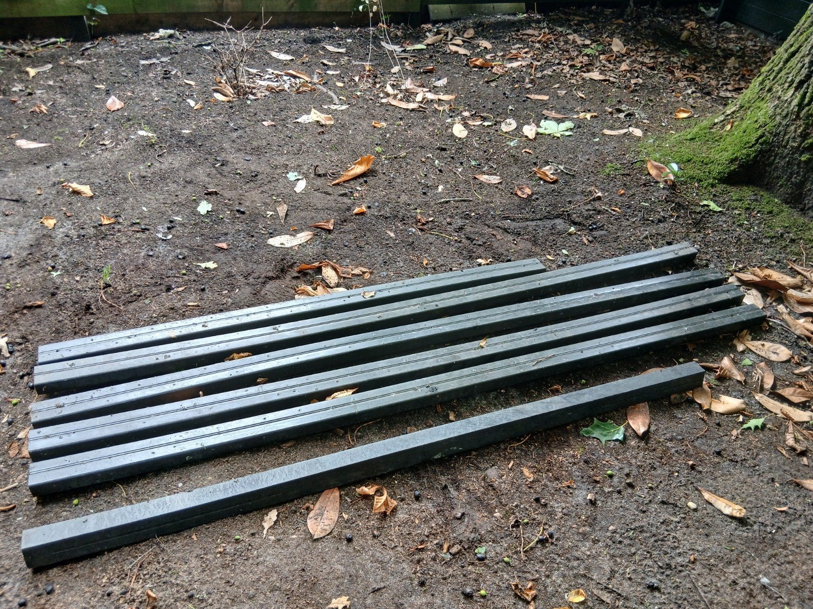 kunststof onderregels, Tuin en Terras, Terrasdelen en Vlonders, Ophalen, Kunststof