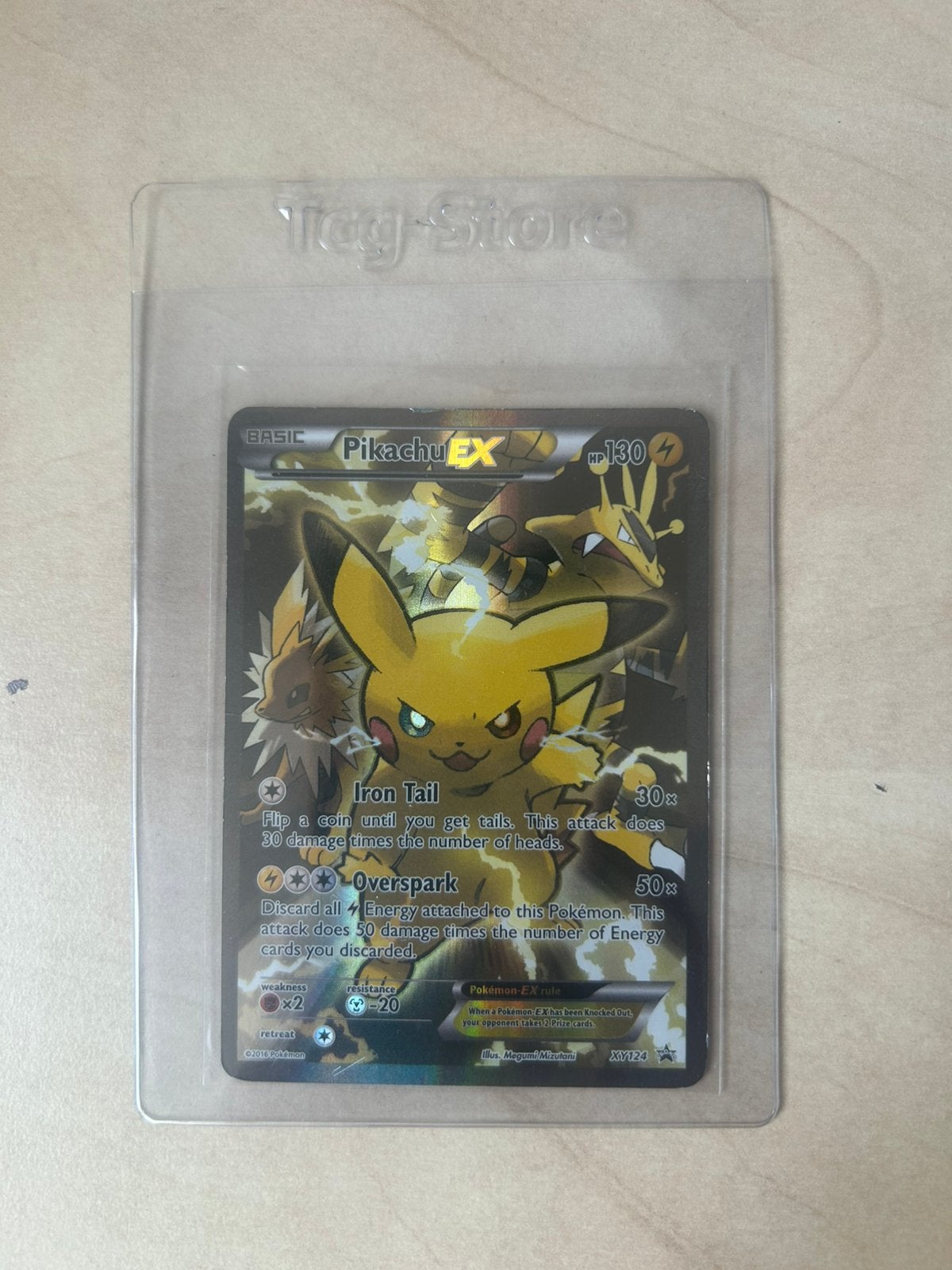 Pikachu ex kaart., Ophalen of Verzenden, Gebruikt