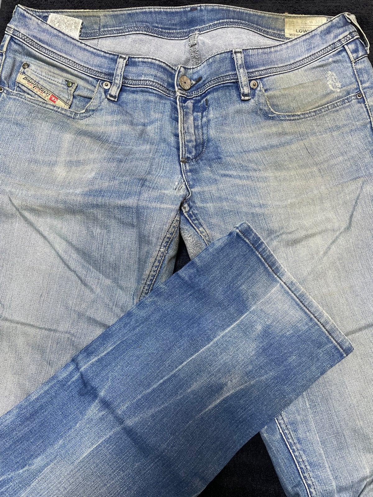 Diesel Lowky jeans, Ophalen of Verzenden, Gedragen, Blauw, W30 - W32 (confectie 38/40)