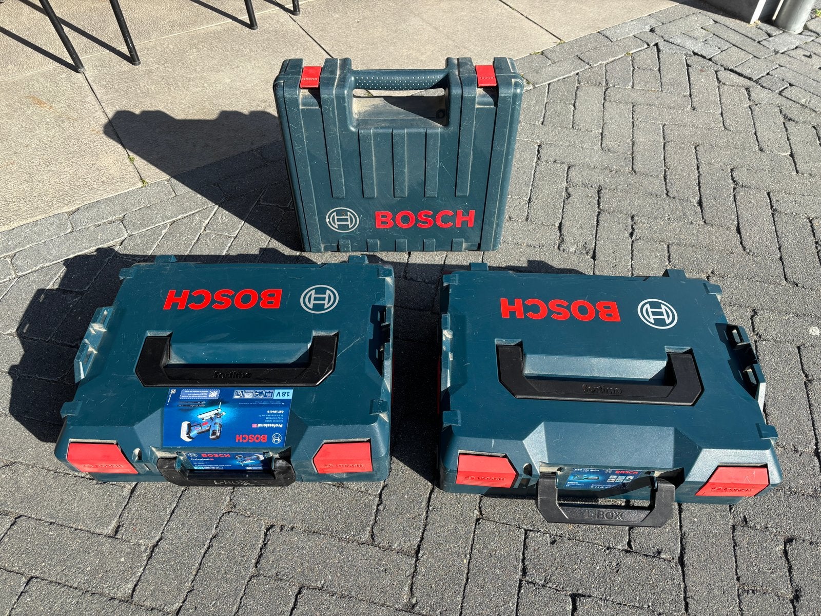 Bosch L-Boxx en standaard koffer, Ophalen of Verzenden, Gebruikt