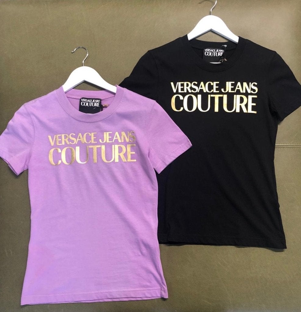 VERSACE 't shirt maat S, Paars, Nieuw, Ophalen of Verzenden, Korte mouw