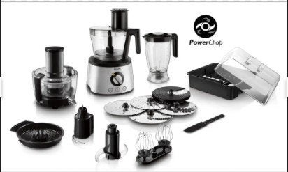 Philips HR7778/00 Foodprocessor - Krachtige Keukenhulp, Ophalen, 3 snelheden of meer, Zo goed als nieuw, 2 tot 3 liter