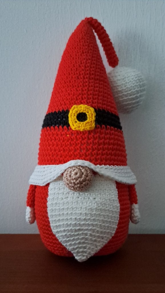 zelf gehaakte kerstman knuffel, Diversen, Verzenden, Nieuw