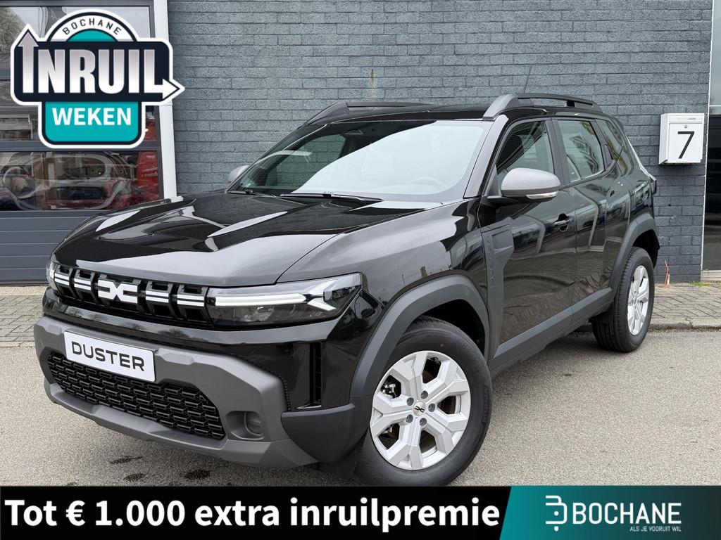 Dacia Duster 1.8 hybrid 155 expression NU 7 JAAR GARANTIE! /, Auto's, Dacia, Lichtsensor, 1789 cc, 4 cilinders, Zwart