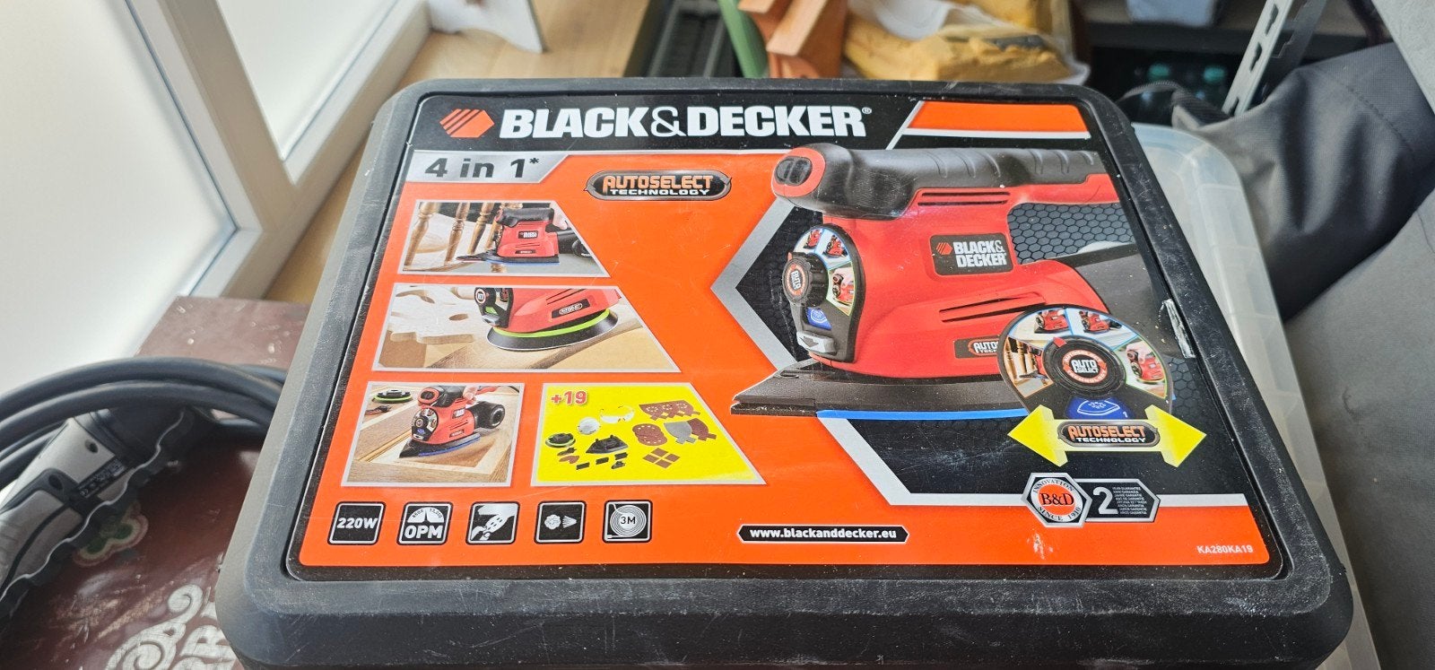 Black & Decker 4-in-1 schuurmachine (overcompleet), Ophalen, Gebruikt, Minder dan 600 watt, Overige typen