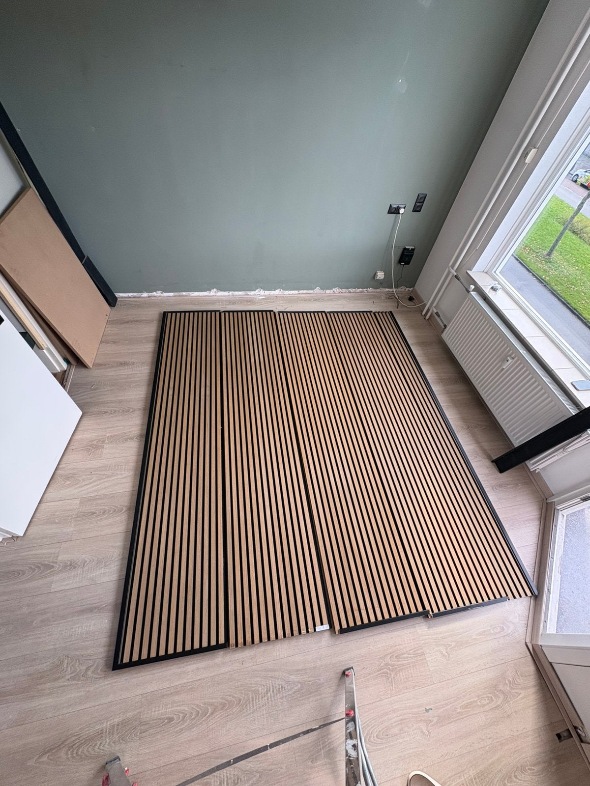 Akoestische Wand panelen hout, Ophalen, Gebruikt