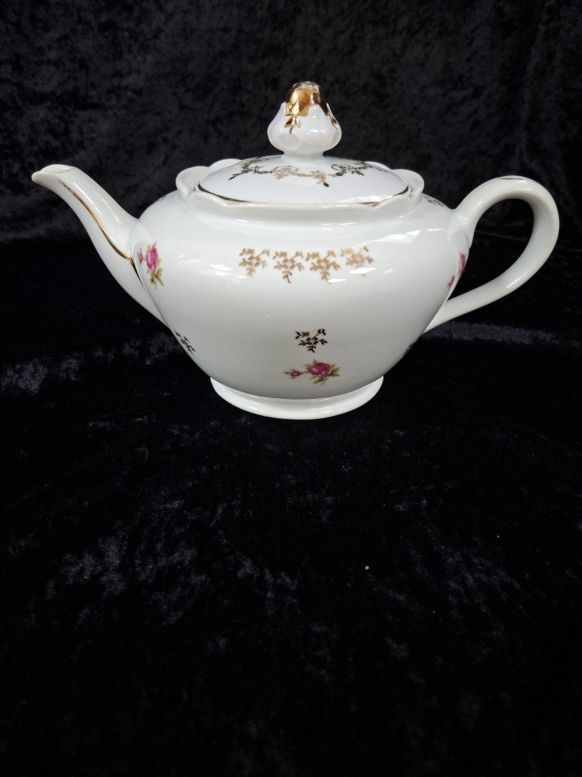 Antieke theepot van Seltmann Weiden Bavaria Rose, Ophalen of Verzenden