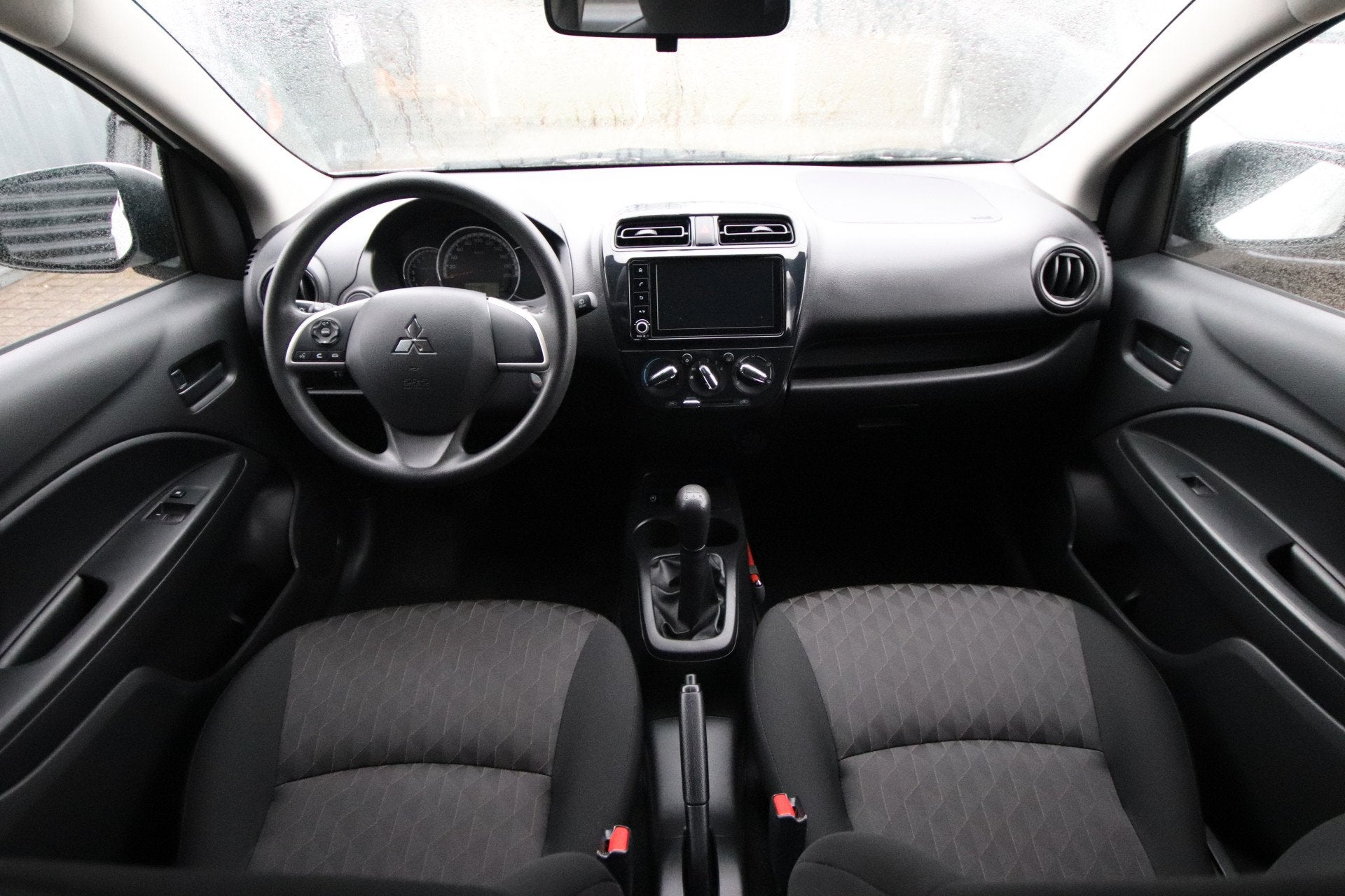 Mitsubishi Space Star 1.2 Cool+ Trekhaak Dealer O.H. Lichtme, Auto's, Voorwielaandrijving, Stof, Gebruikt, Wit