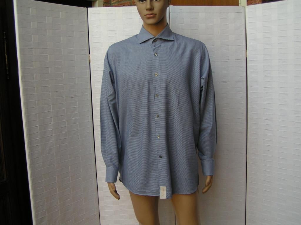 ARTU NAPOLI overhemd,Mt XL(44) als nieuw, Tweedehands, Blauw, Tweedehands, Ophalen of Verzenden