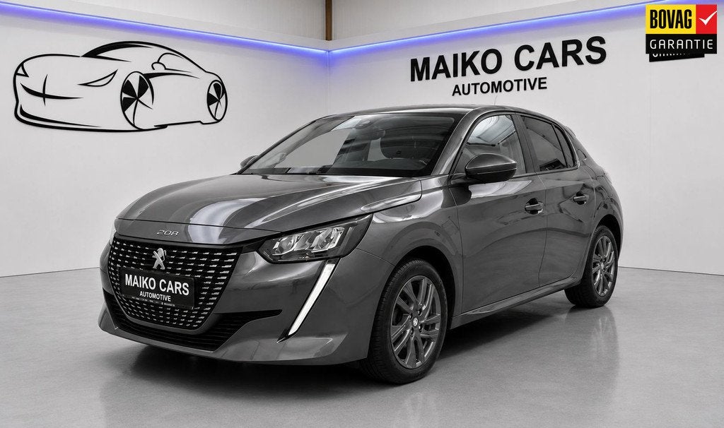 Peugeot 208 1.2 PureTech 100 Executive|CARPLAY|, Auto's, Voorwielaandrijving, Gebruikt, Zwart, 1199 cc