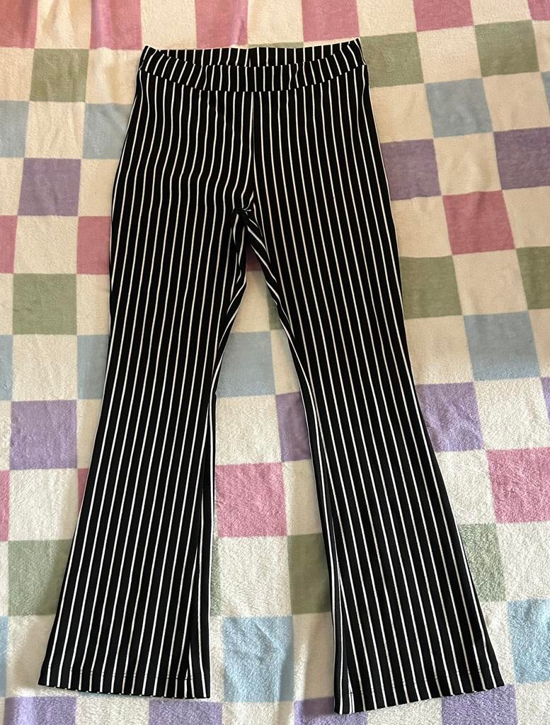 Colourful Rebel flared pants zwart/wit, maat XL, Zwart, Maat 46/48 (XL) of groter, Nieuw, Ophalen of Verzenden