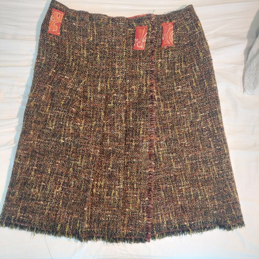 rok tweed van merk Tricot chic Made in Italy maat 42, Meerkleurig, Tricot chic, Maat 42/44 (L), Ophalen of Verzenden
