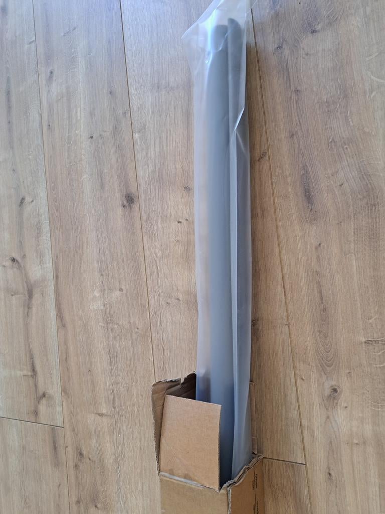 Antraciet grijs Veneta rolgordijn 151.3x151.8 cm, Ophalen