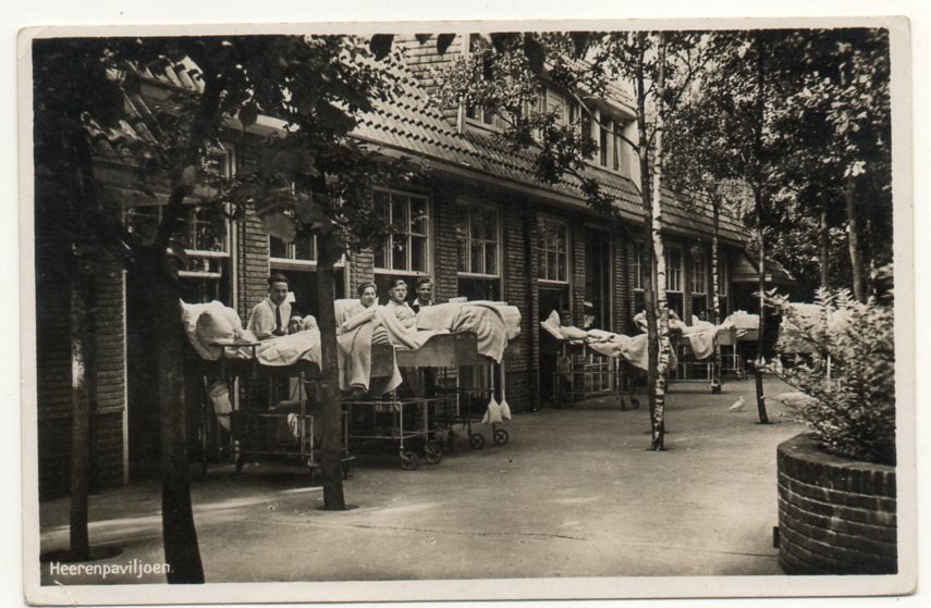 Laren Sanatorium Heerenpaviljoen 1946, Ophalen, 1940 tot 1960, Gelopen, Noord-Holland