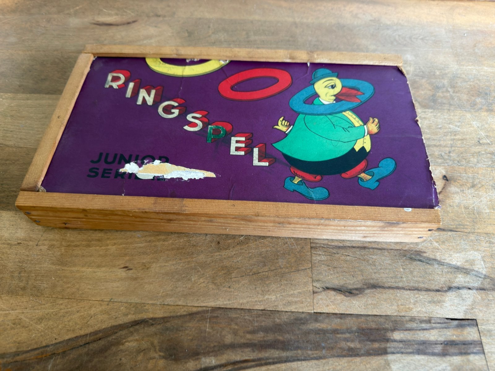 Vintage Junior Speelgoed ringwerpspel Groningen jaren ’40’50, Ophalen, Zo goed als nieuw