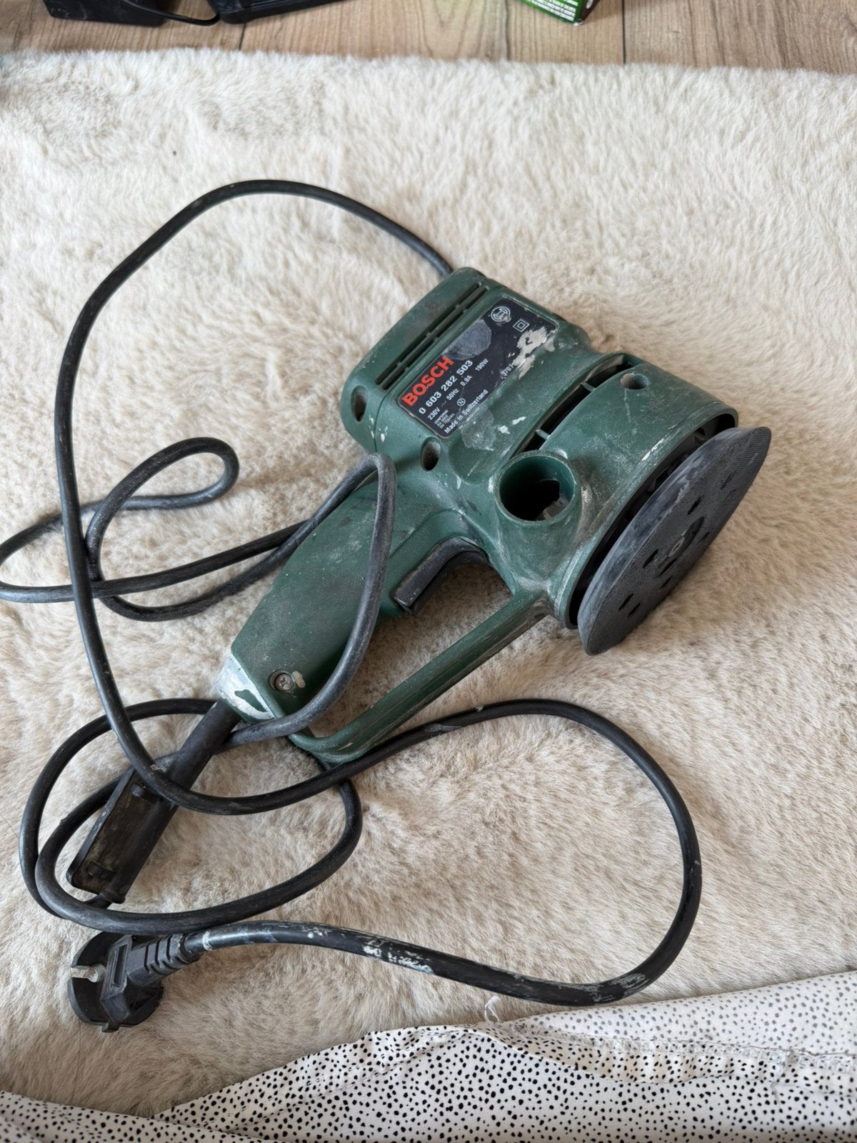 Bosch schuurmachine, Ophalen, Zo goed als nieuw, Minder dan 600 watt, Vlakschuurmachine