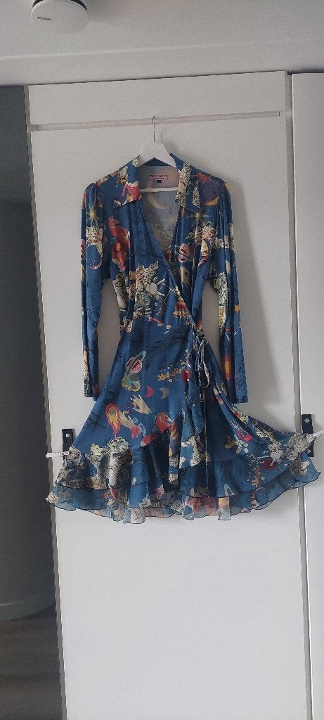 Jurk Tessa Koops, Meerkleurig, Maat 42/44 (L), Ophalen of Verzenden, Zo goed als nieuw