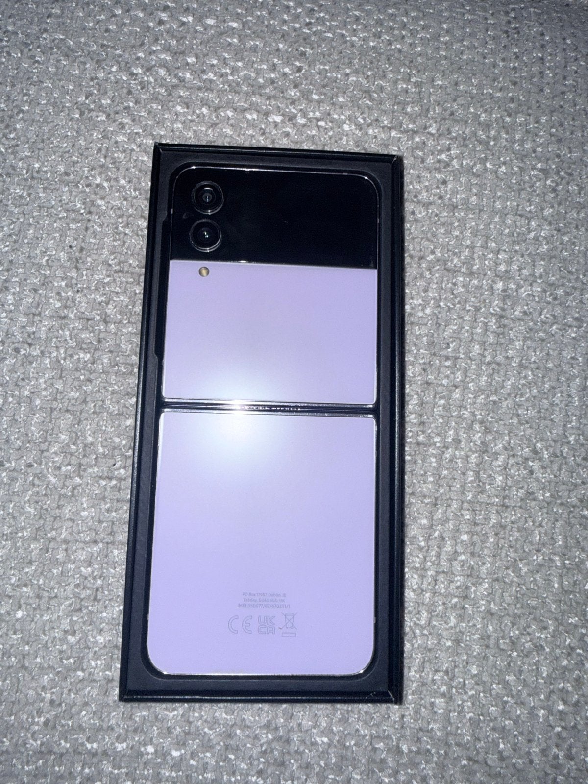 Samsung Galaxy Z Flip4 128GB Lavendel - Zo goed als nieuw, Telecommunicatie, Ophalen, Paars, Touchscreen, Zo goed als nieuw