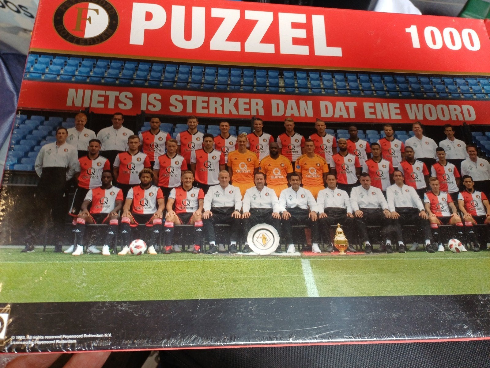 Feyenoord puzzel (nieuw in verpakking), Ophalen of Verzenden, 500 t/m 1500 stukjes, Nieuw