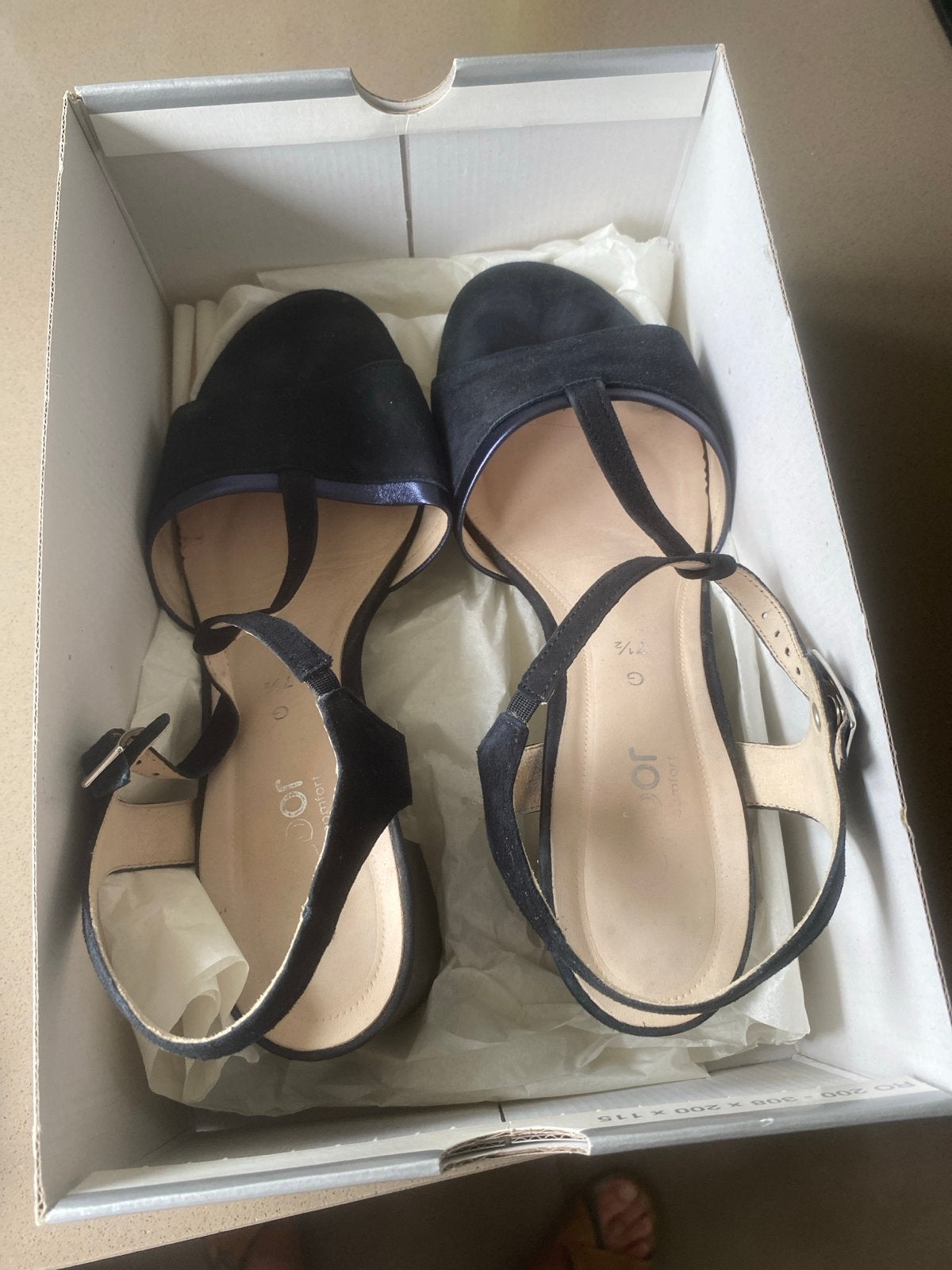 Gabor Comfort Sandalen - Nieuw in doos, maat 41, Ophalen of Verzenden, Nieuw, Blauw, Sandalen of Muiltjes