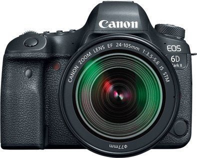 Canon EOS 6D Mark II + EF 24-105mm f/3.5-5.6 IS STM-lens, Audio, Tv en Foto, Fotocamera's Digitaal, Gebruikt, Spiegelreflex, Canon