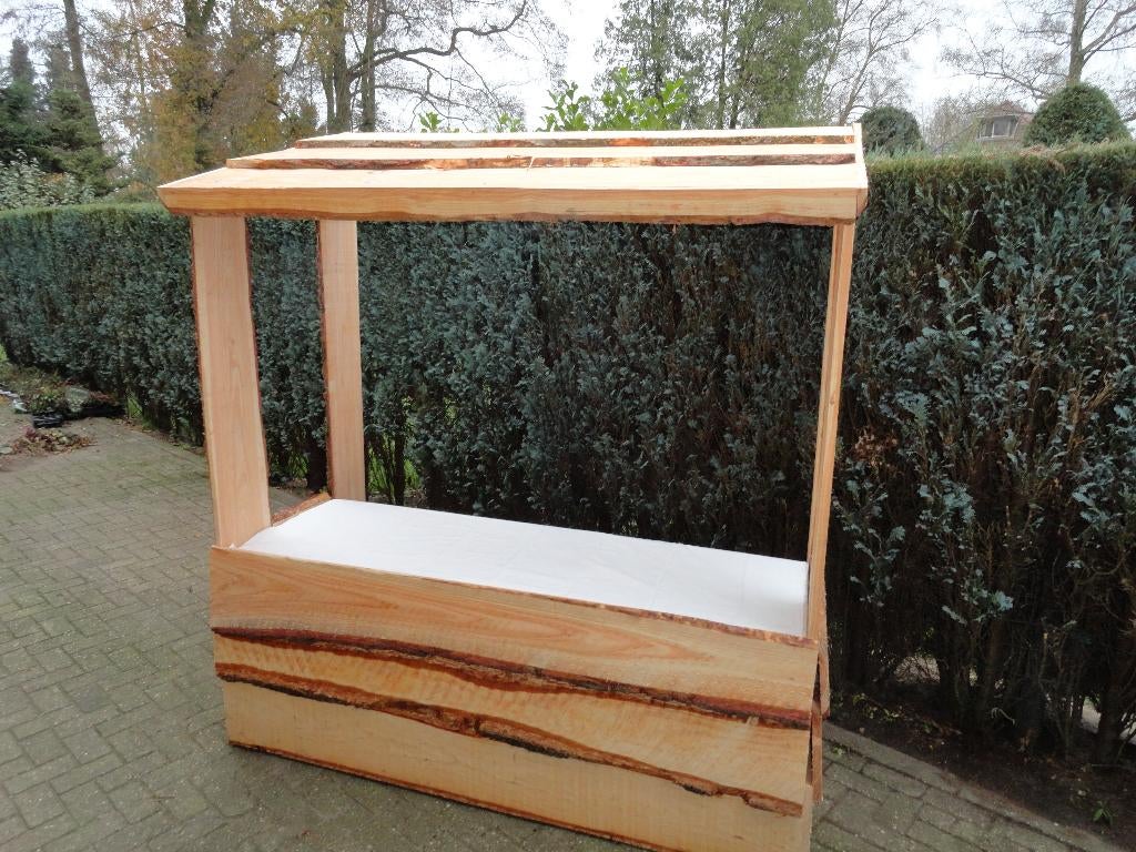 Sfeerkraam te koop! Houten verkoopkraam! Levering mogelijk!