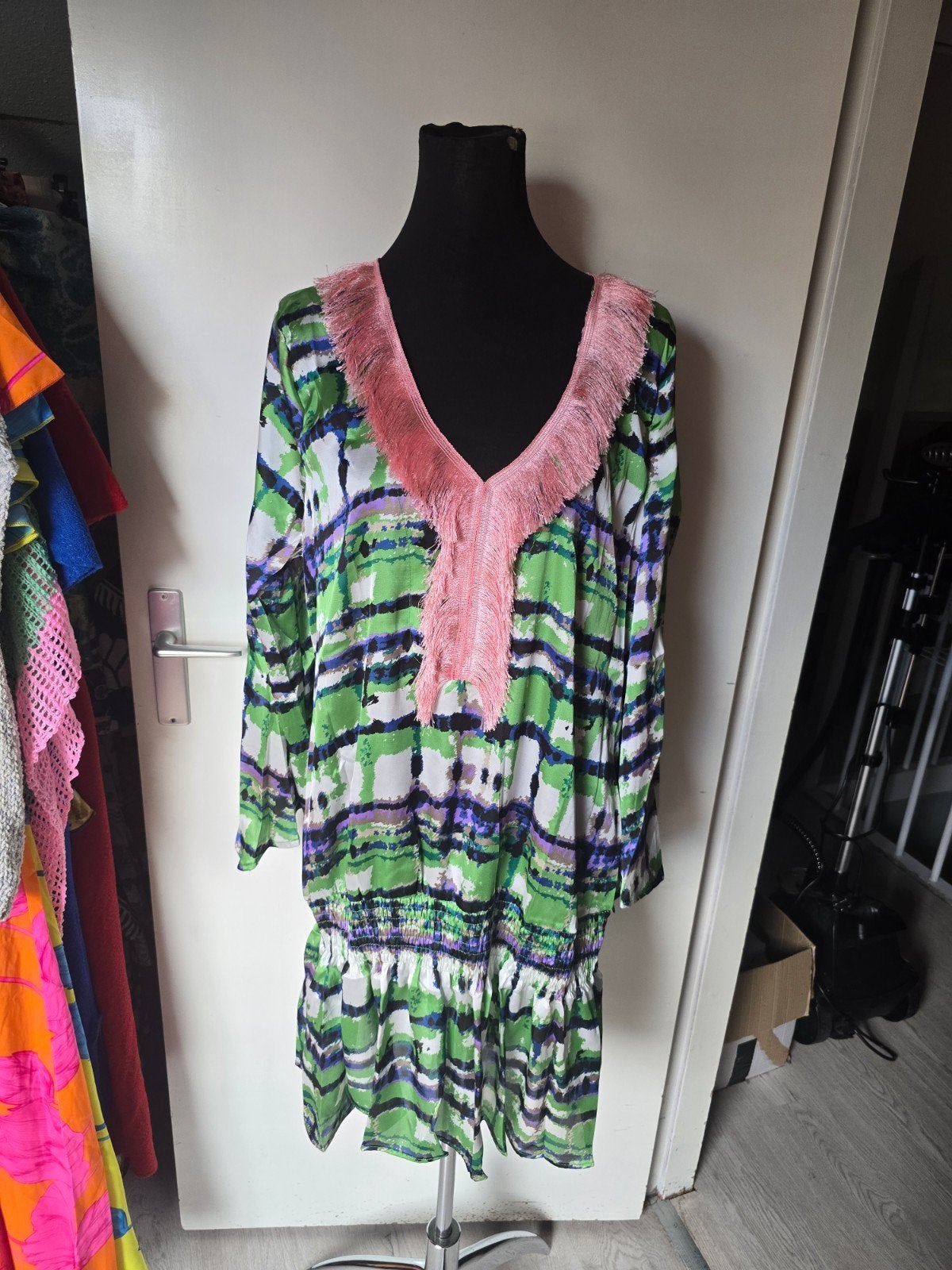 dames tuniek jurk nieuw van place du soleil, Meerkleurig, Maat 42/44 (L), Nieuw, Ophalen of Verzenden