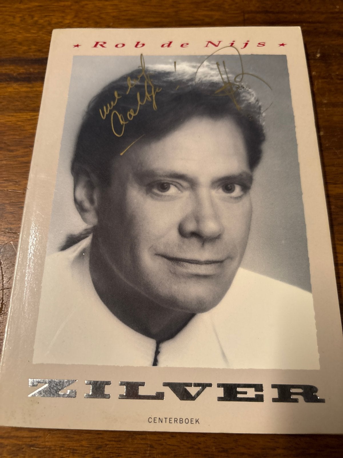 Rob de Nijs - boek Zilver (Gesigneerd), Boeken, Literatuur, Gelezen, Nederland, Ophalen of Verzenden
