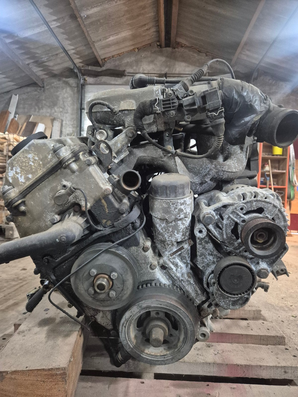 BMW M43B16 164E2 Motor - Gebruikt, Ophalen, Gebruikt, BMW